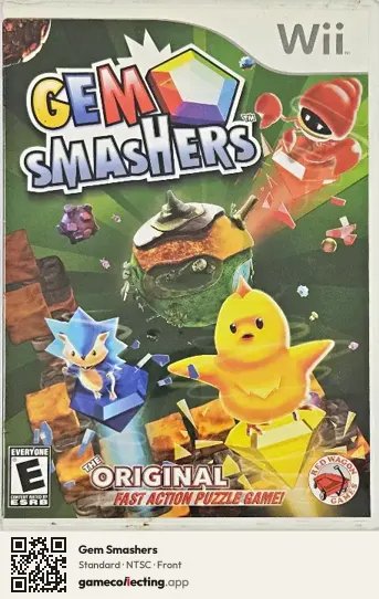 Gem Smashers Nintendo Wii, NTSC box front