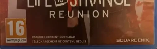 Life is Strange: Reunion, the PEGI square on its front