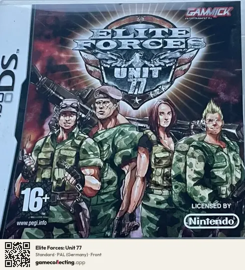 Elite Forces: Unit 77 Nintendo DS, Germany box front