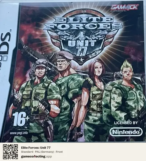 Elite Forces: Unit 77 Nintendo DS, Germany box front