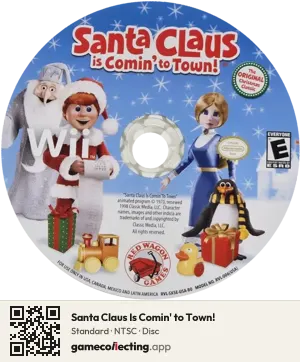 Santa Claus Is Comin' to Town! Nintendo Wii, NTSC disc