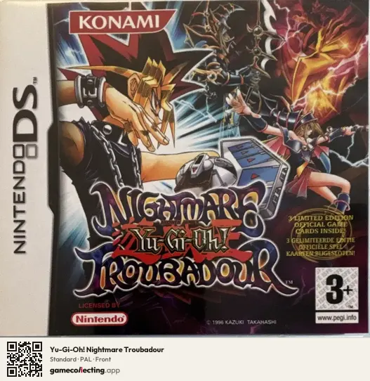 Yu-Gi-Oh! Nightmare Troubadour Nintendo DS, PAL box front