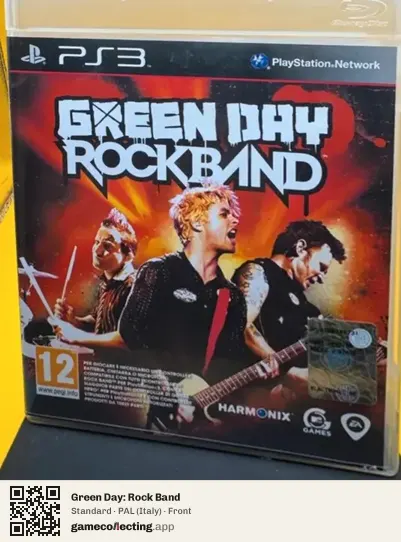 Green Day: Rock Band PlayStation 3, Italy box front
