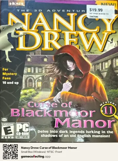 Nancy Drew: Curse of Blackmoor Manor Computer, NTSC box front