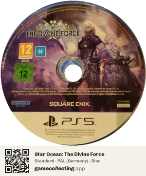 Star Ocean: The Divine Force PlayStation 5, PAL disc