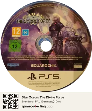 Star Ocean: The Divine Force PlayStation 5, PAL disc