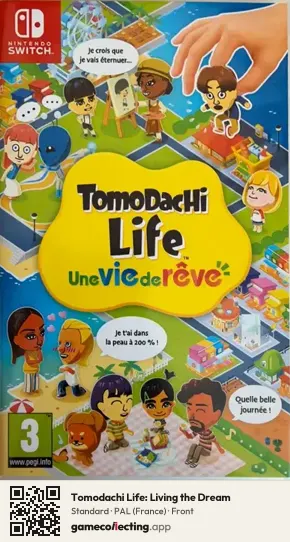 Tomodachi Life: Living the Dream Nintendo Switch, France box front