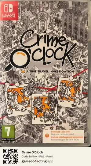 Crime O'Clock Nintendo Switch, PAL box front