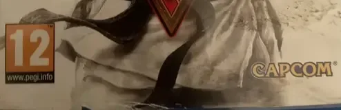 Street Fighter V, the PEGI square on its front