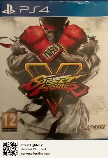 Street Fighter V PlayStation 4, PAL box front
