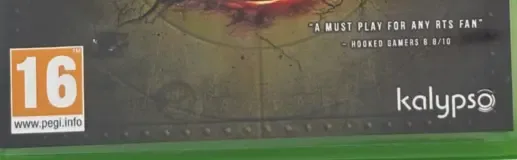 Sudden Strike 4, the PEGI square on its front