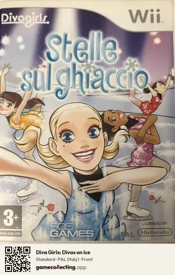 Diva Girls: Divas on Ice Nintendo Wii, Italy box front