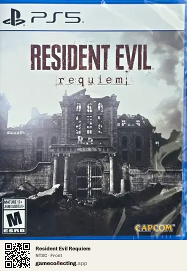 Resident Evil Requiem PlayStation 5, NTSC box front