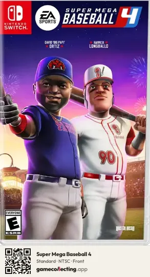 Super Mega Baseball 4 Nintendo Switch, NTSC box front
