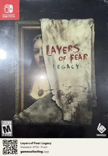 Layers of Fear: Legacy Nintendo Switch, NTSC box front