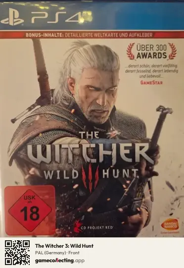 The Witcher 3: Wild Hunt PlayStation 4, Germany box front