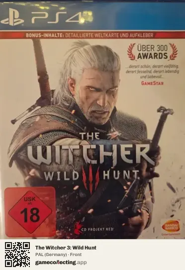The Witcher 3: Wild Hunt PlayStation 4, Germany box front