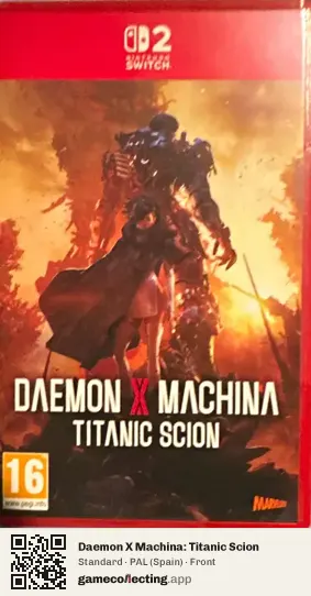 Daemon X Machina: Titanic Scion Nintendo Switch 2, Spain box front