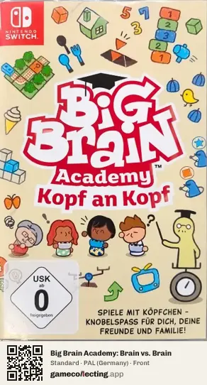 Big Brain Academy: Brain vs. Brain Nintendo Switch, Germany box front