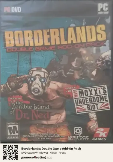 Borderlands: Double Game Add-On Pack Computer, NTSC box front