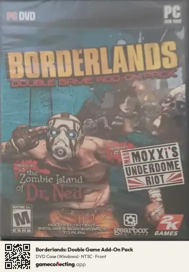 Borderlands: Double Game Add-On Pack Computer, NTSC box front