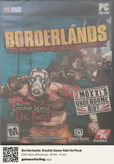 Borderlands: Double Game Add-On Pack Computer, NTSC box front