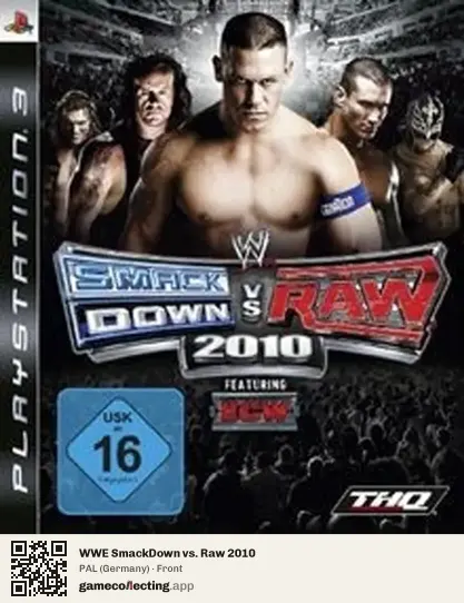 WWE SmackDown vs. Raw 2010 PlayStation 3, Germany box front