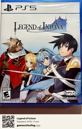 Legend of Ixtona PlayStation 5, NTSC box front