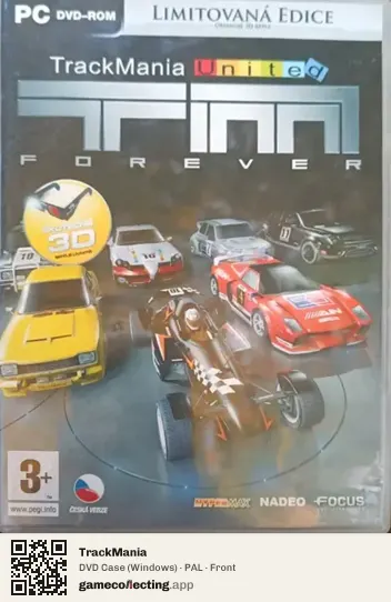 TrackMania Computer, PAL box front