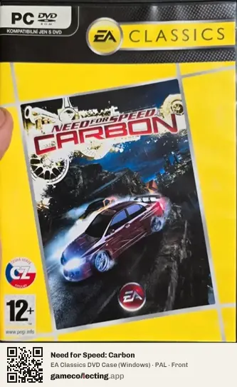 Need for Speed: Carbon Computer, PAL box front
