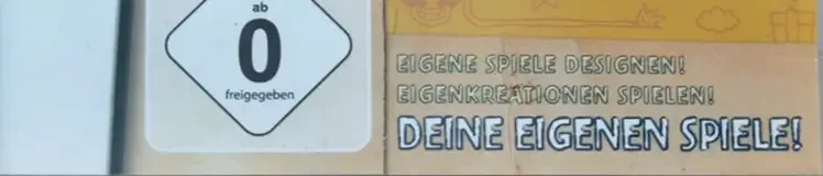 WarioWare: D.I.Y., the USK square on its front