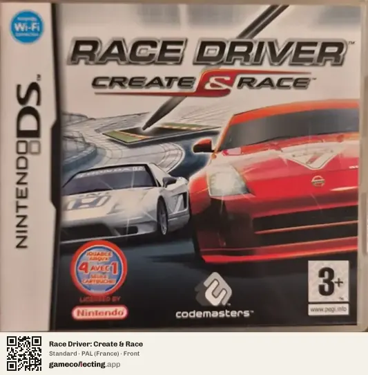 Race Driver: Create & Race Nintendo DS, France box front