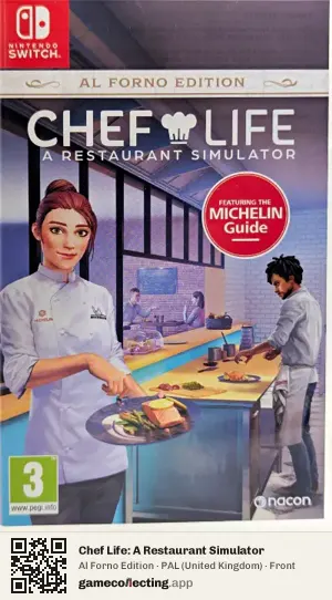 Chef Life: A Restaurant Simulator Nintendo Switch, United Kingdom box front