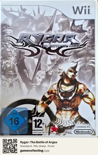 Rygar: The Battle of Argus Nintendo Wii, Italy box front