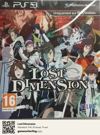 Lost Dimension PlayStation 3, France box front
