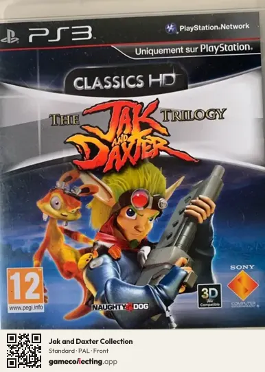 Jak and Daxter Collection PlayStation 3, PAL box front