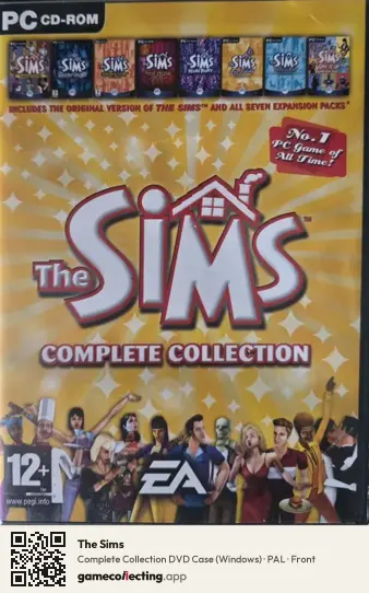 The Sims Computer, PAL box front