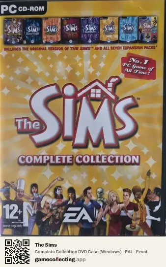 The Sims Computer, PAL box front