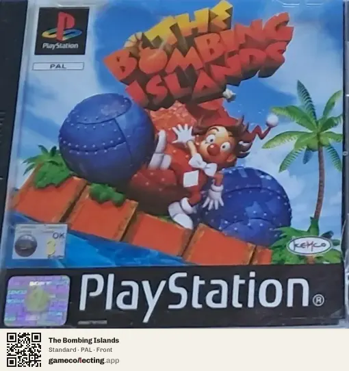 The Bombing Islands PlayStation, PAL box front