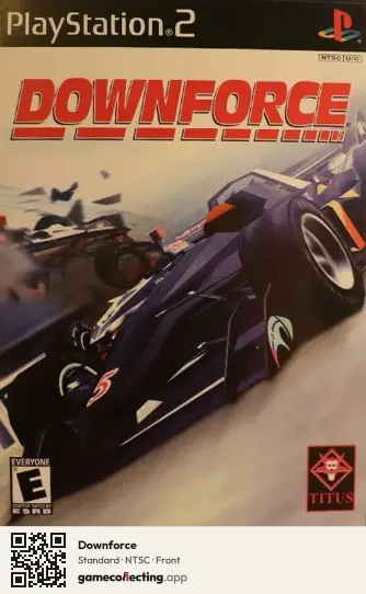 Downforce PlayStation 2, NTSC box front