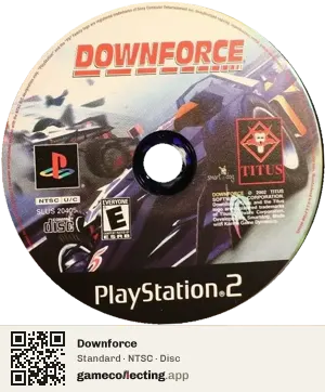 Downforce PlayStation 2, NTSC disc