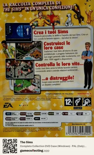 The Sims Computer, Italy box back