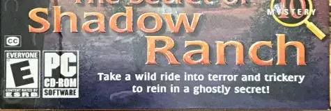 Nancy Drew: The Secret of Shadow Ranch, the ESRB box on its front