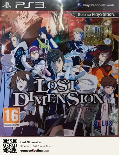 Lost Dimension PlayStation 3, Italy box front