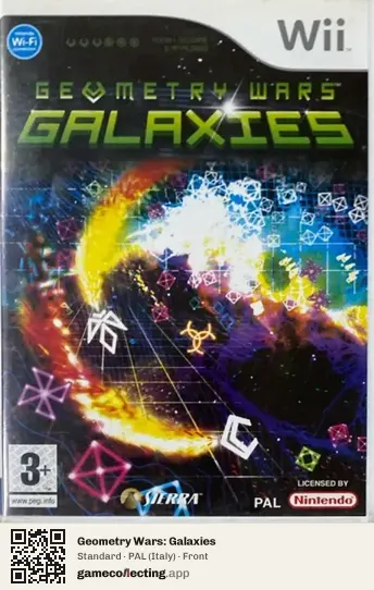 Geometry Wars: Galaxies Nintendo Wii, Italy box front