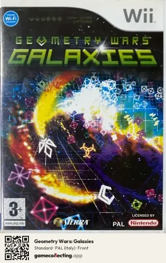 Geometry Wars: Galaxies Nintendo Wii, Italy box front