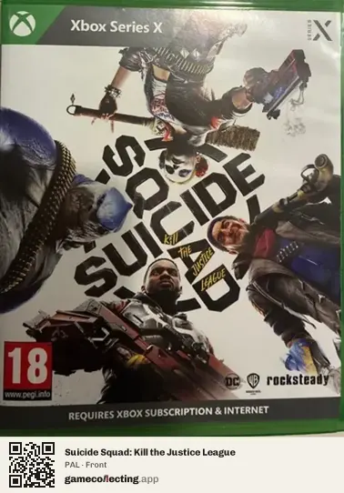 Suicide Squad: Kill the Justice League Xbox Series X, PAL box front