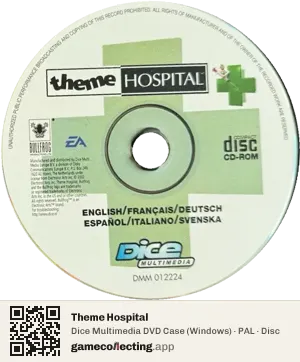 Theme Hospital Computer, PAL disc