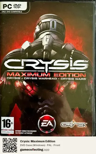 Crysis: Maximum Edition Computer, PAL box front