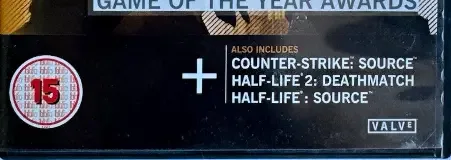 Half-Life 2, the BBFC circle on its front